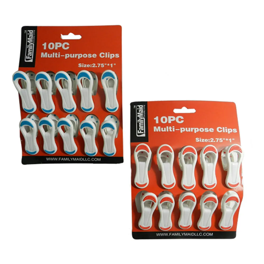 20pcs Kitchen Chip Snack Fresh Food Storage Sealing Bag Clips Clamps Grip Coffee