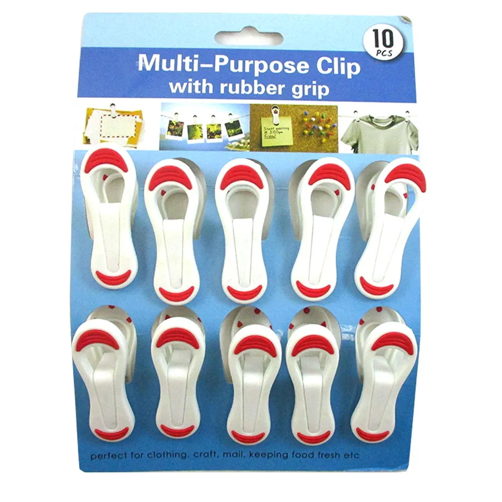 20pcs Kitchen Chip Snack Fresh Food Storage Sealing Bag Clips Clamps Grip Coffee