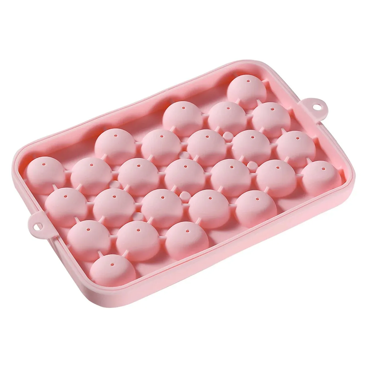 25 Grids Silicone Ice Grid Ball Ice Cube Mold with Cover Ice Storage Box Easy to Demould Bar Home Party Kitchen Tools