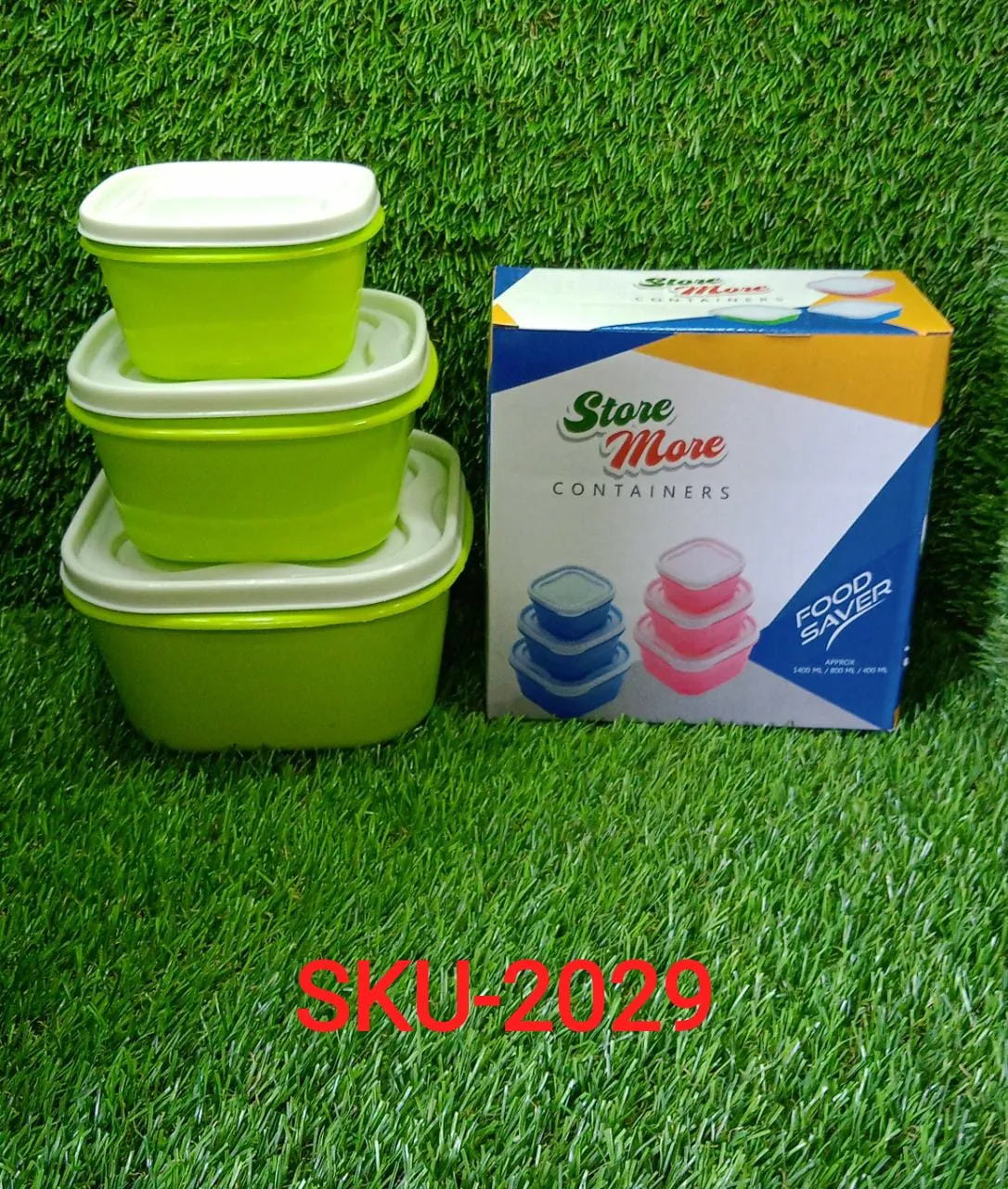 3 Pc Multi-Purpose Container used in all kinds of household and official purposes for storing food and stuffs etc.
