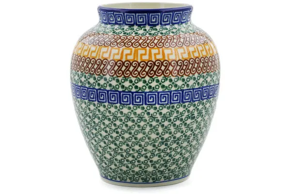 7" Vase - Grecian Sea