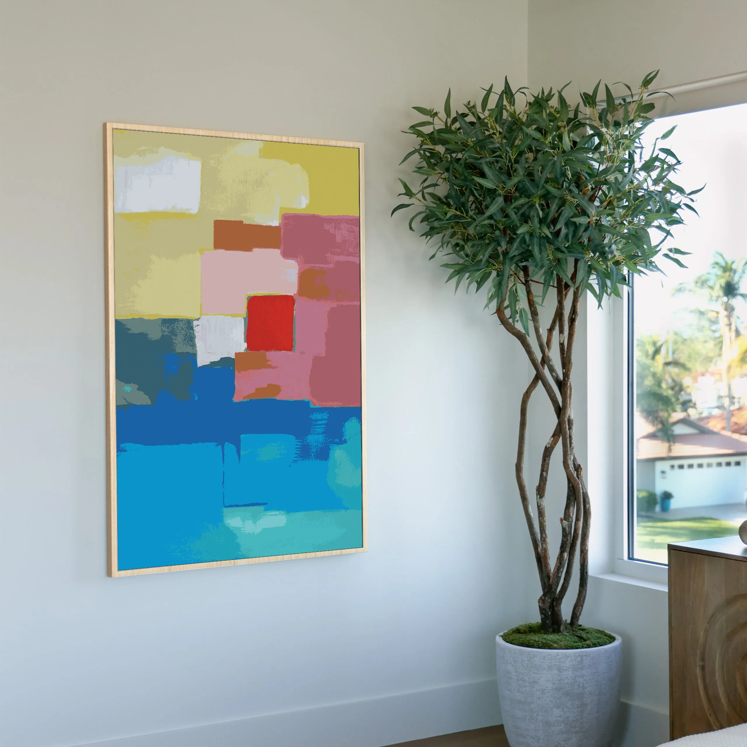Abstract Sunset Custom Art