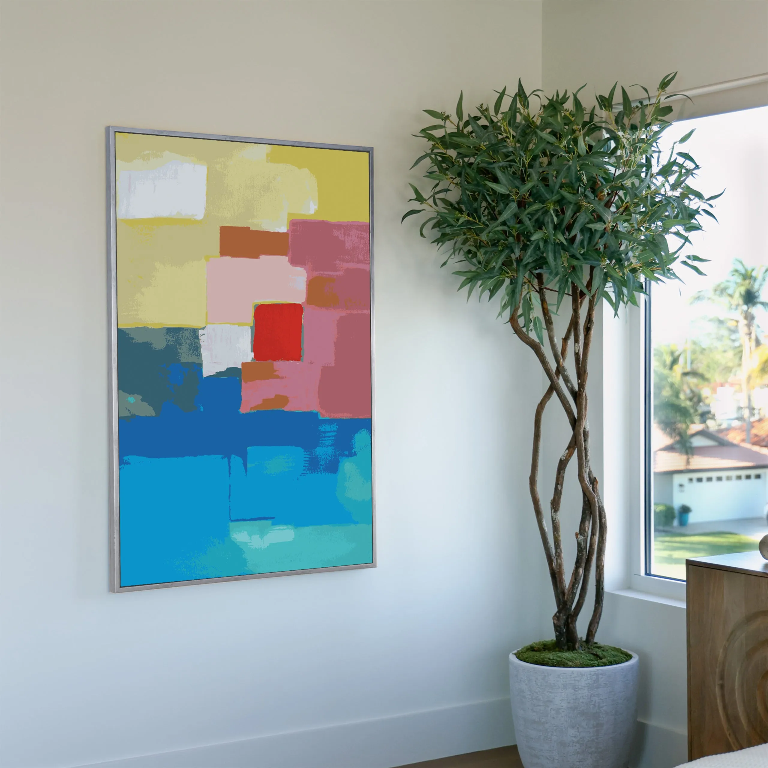 Abstract Sunset Custom Art