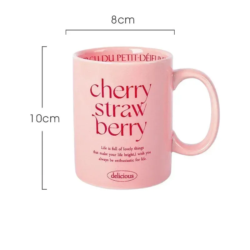 Aesthetic Breakfast-Inspired Ceramic Mug Collection