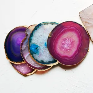 Agate Drink Coasters
