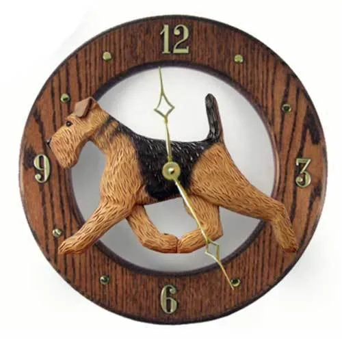 Airedale Terrier Wall Clock