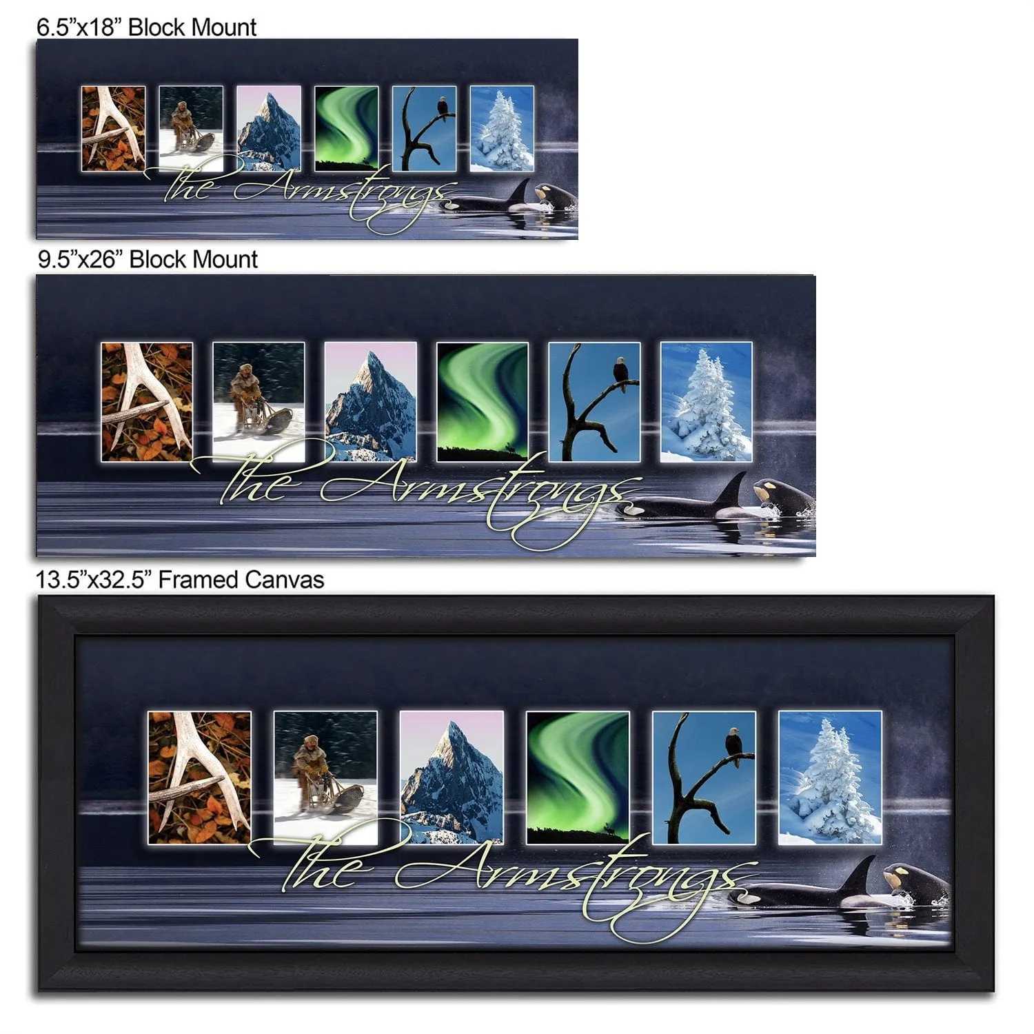 ALASKA - State Name Art
