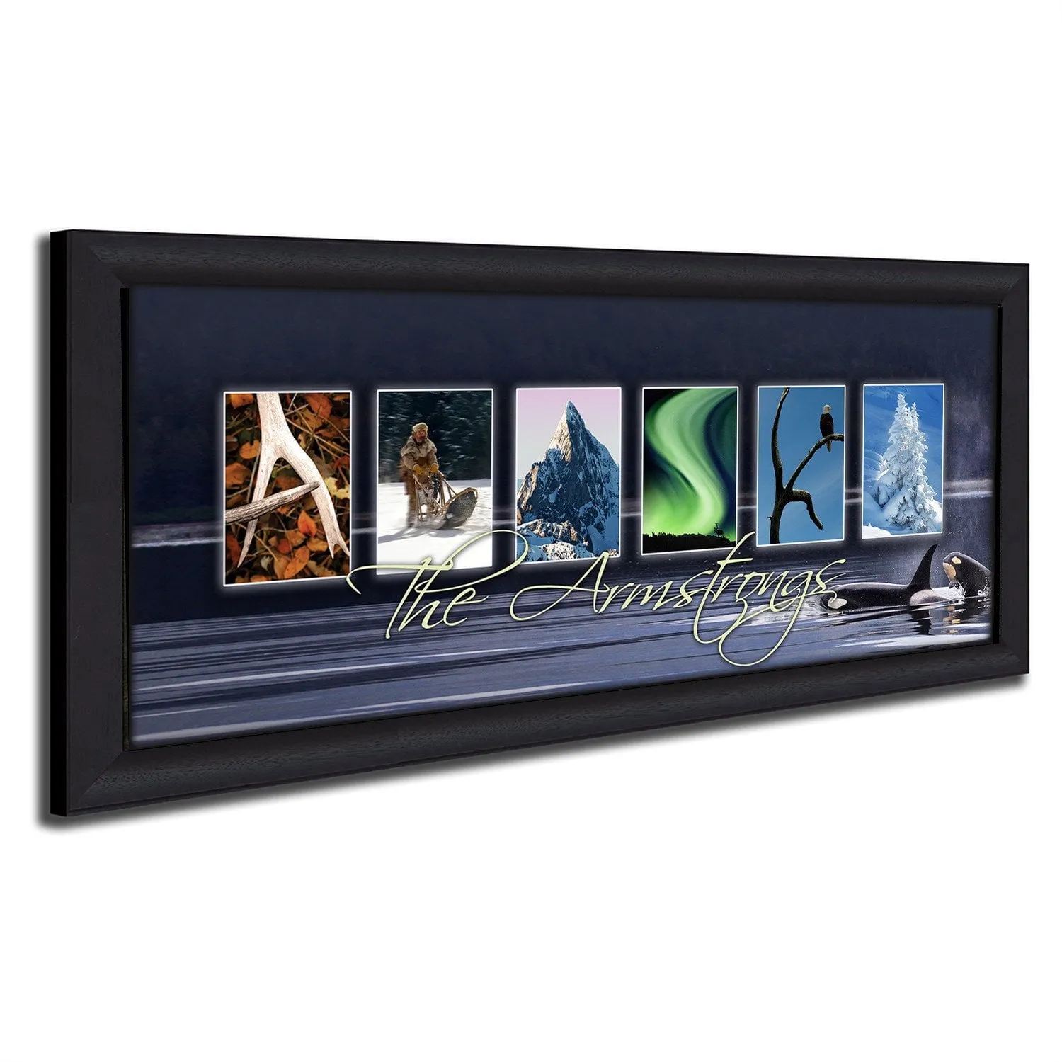 ALASKA - State Name Art