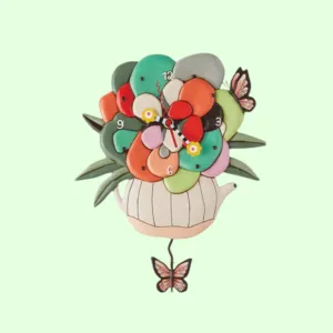 Allen Designs Tea Posy Clock