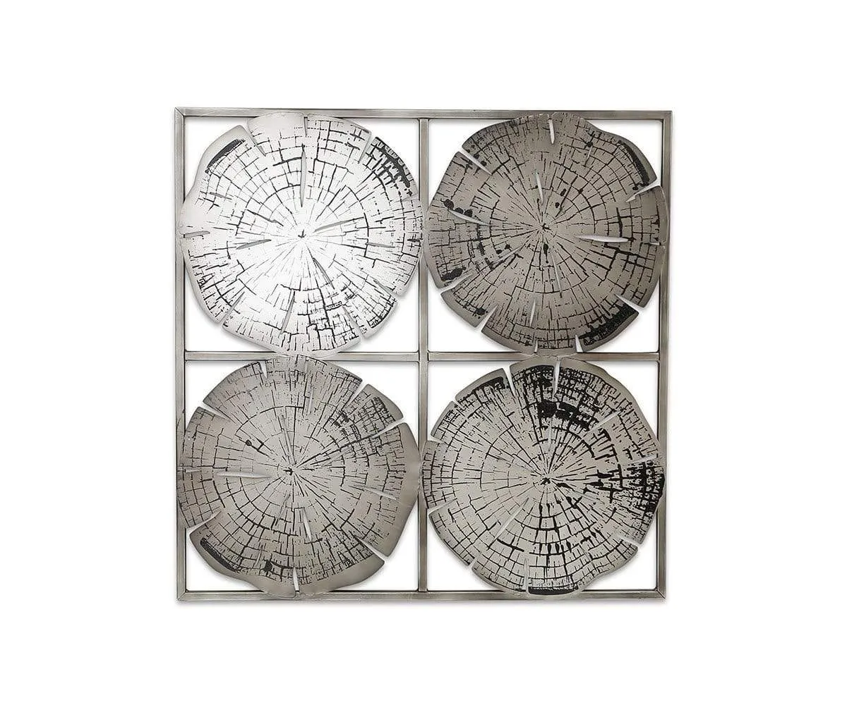 Arboreal Grid Metal Art