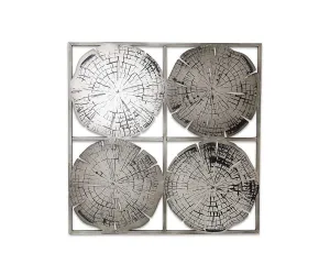 Arboreal Grid Metal Art