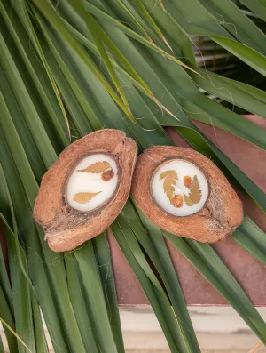 Aromatic Puducherry Wax Candle in Coconut (2 Pcs)