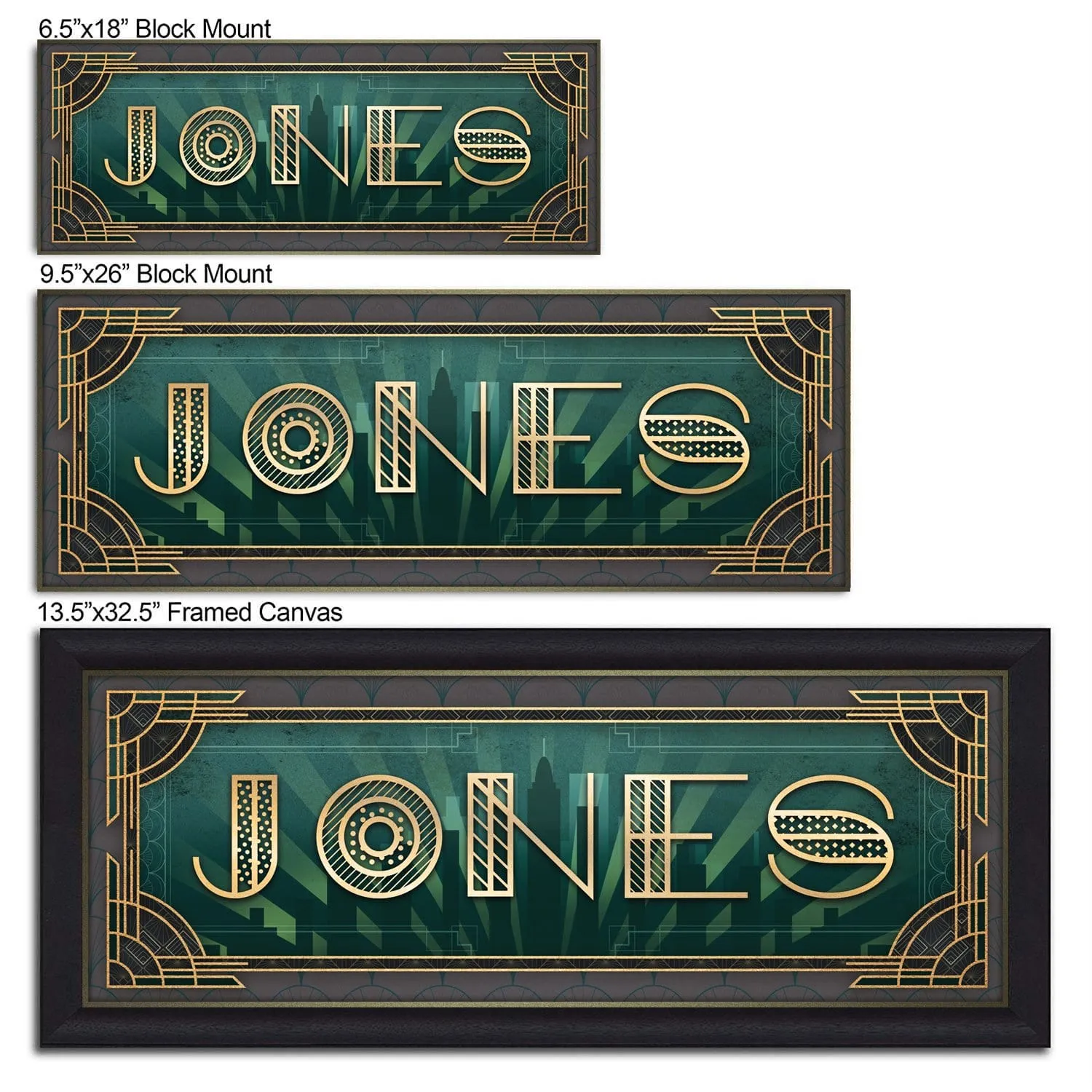 Art Deco Name Art