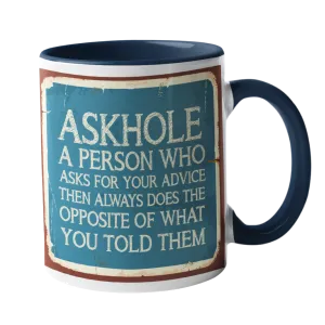 AskHole Humour Mug