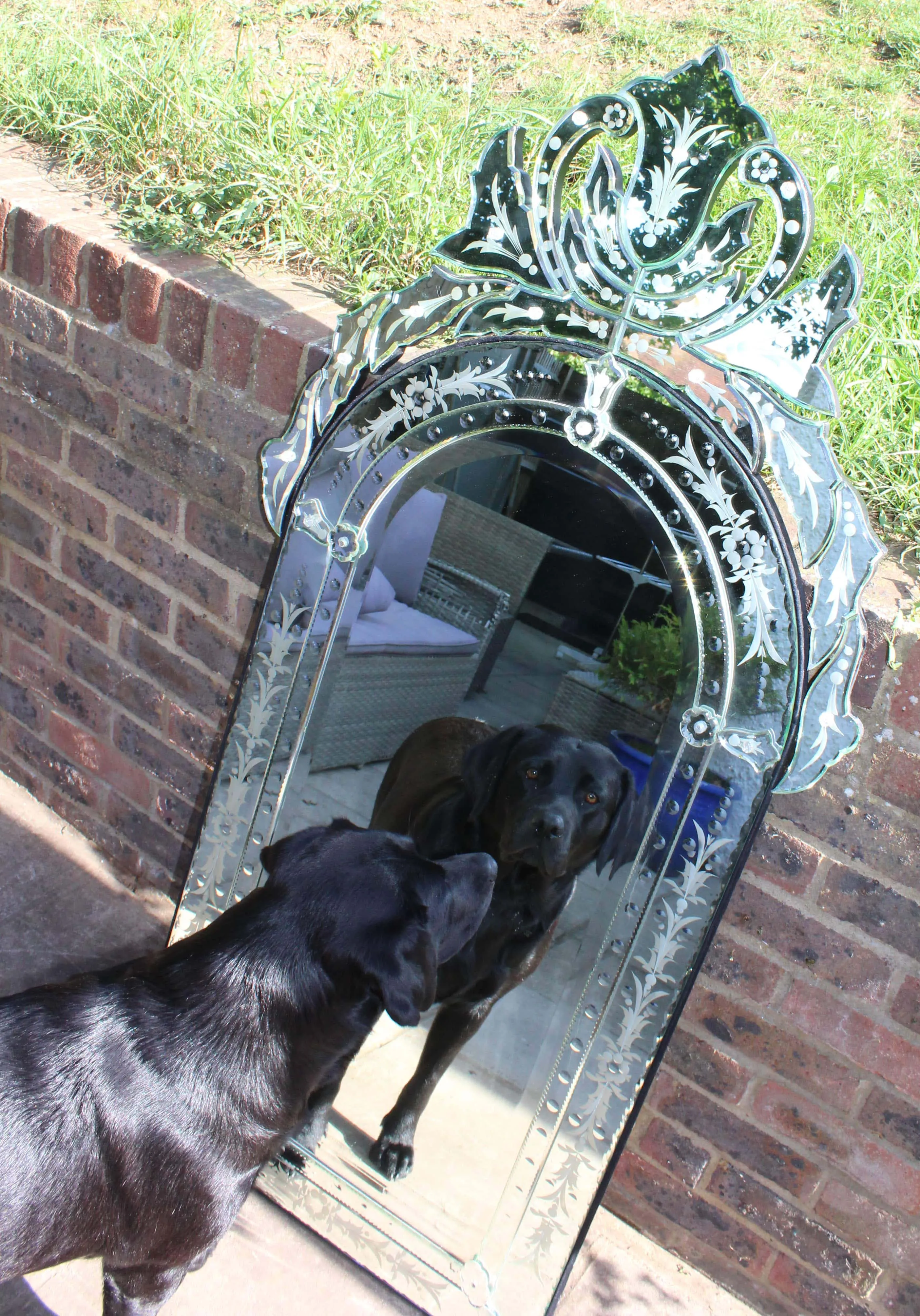 Beautiful  Venetian style pier mirror