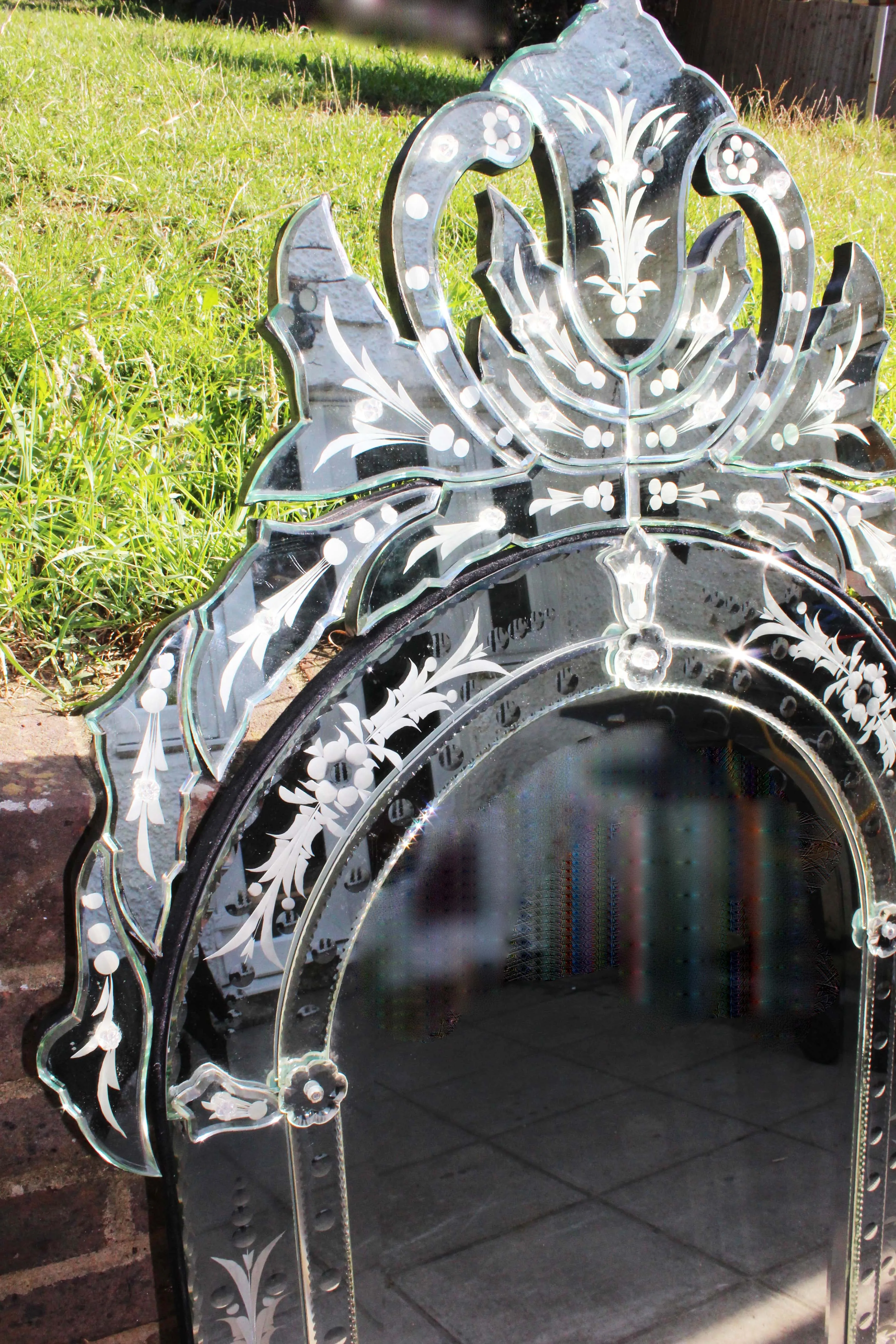Beautiful  Venetian style pier mirror