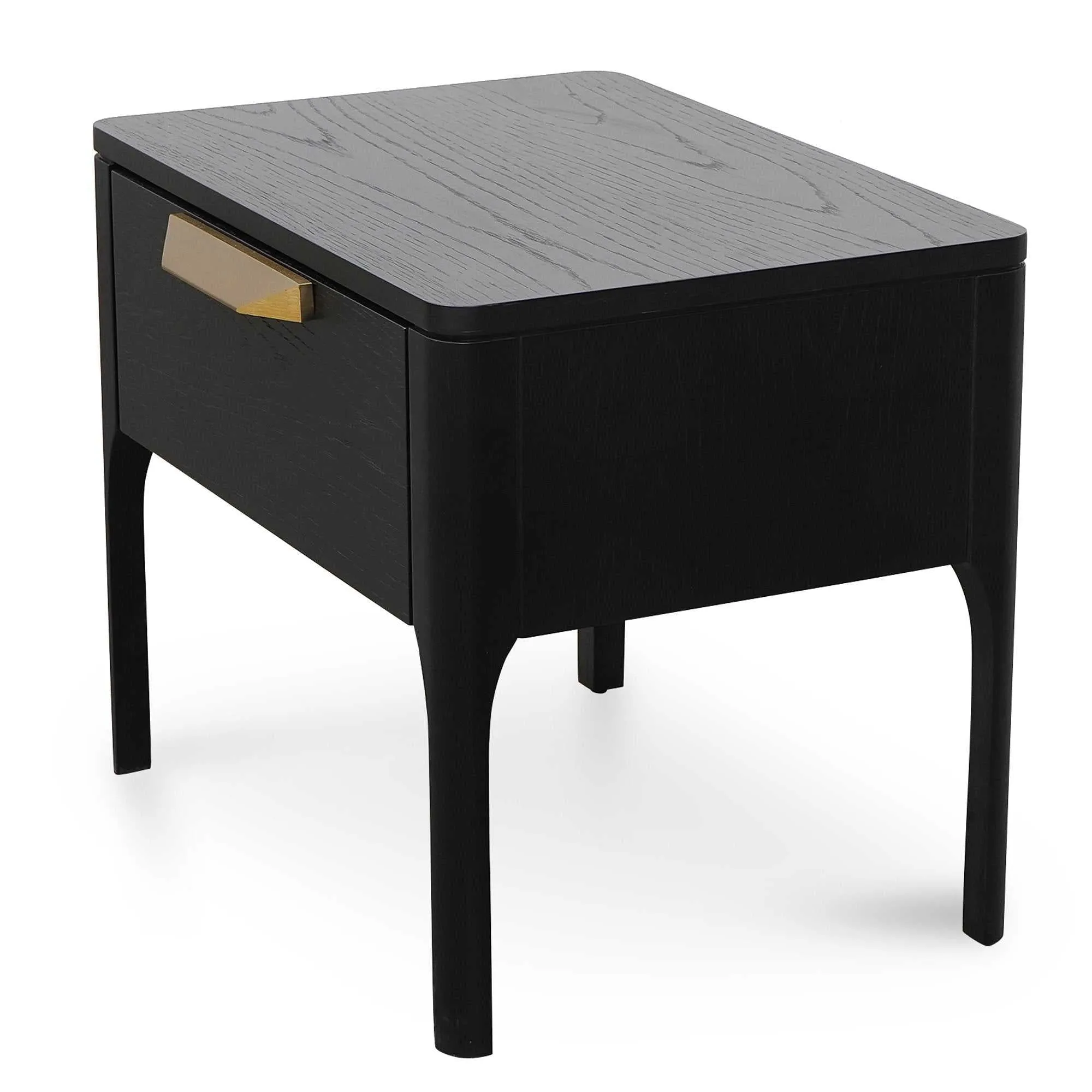 Bedside Table - Black Veneer