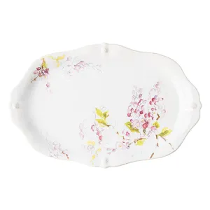 Berry & Thread Floral Sketch 16" Platter - Wisteria