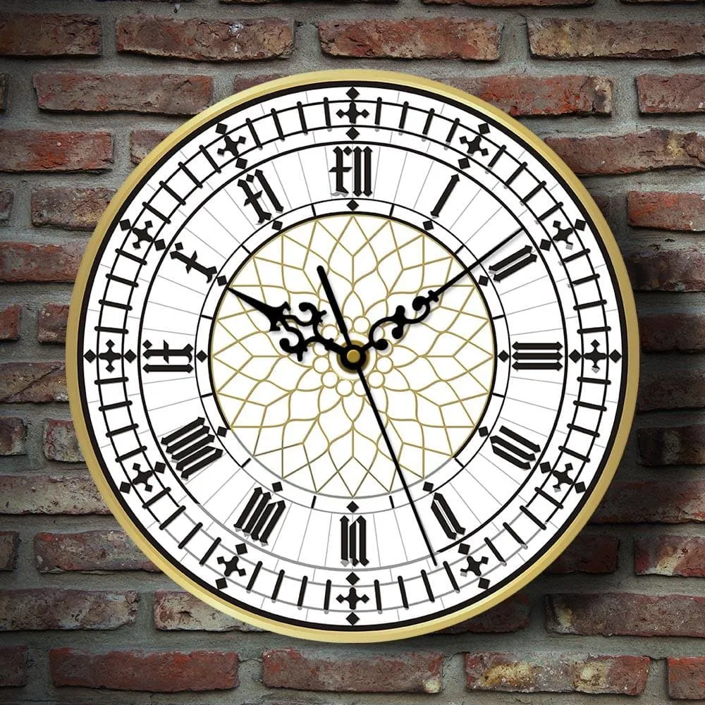 Big Ben Clock Contemporary Modern Wall Clock Retro Silent Non Ticking Wall Watch