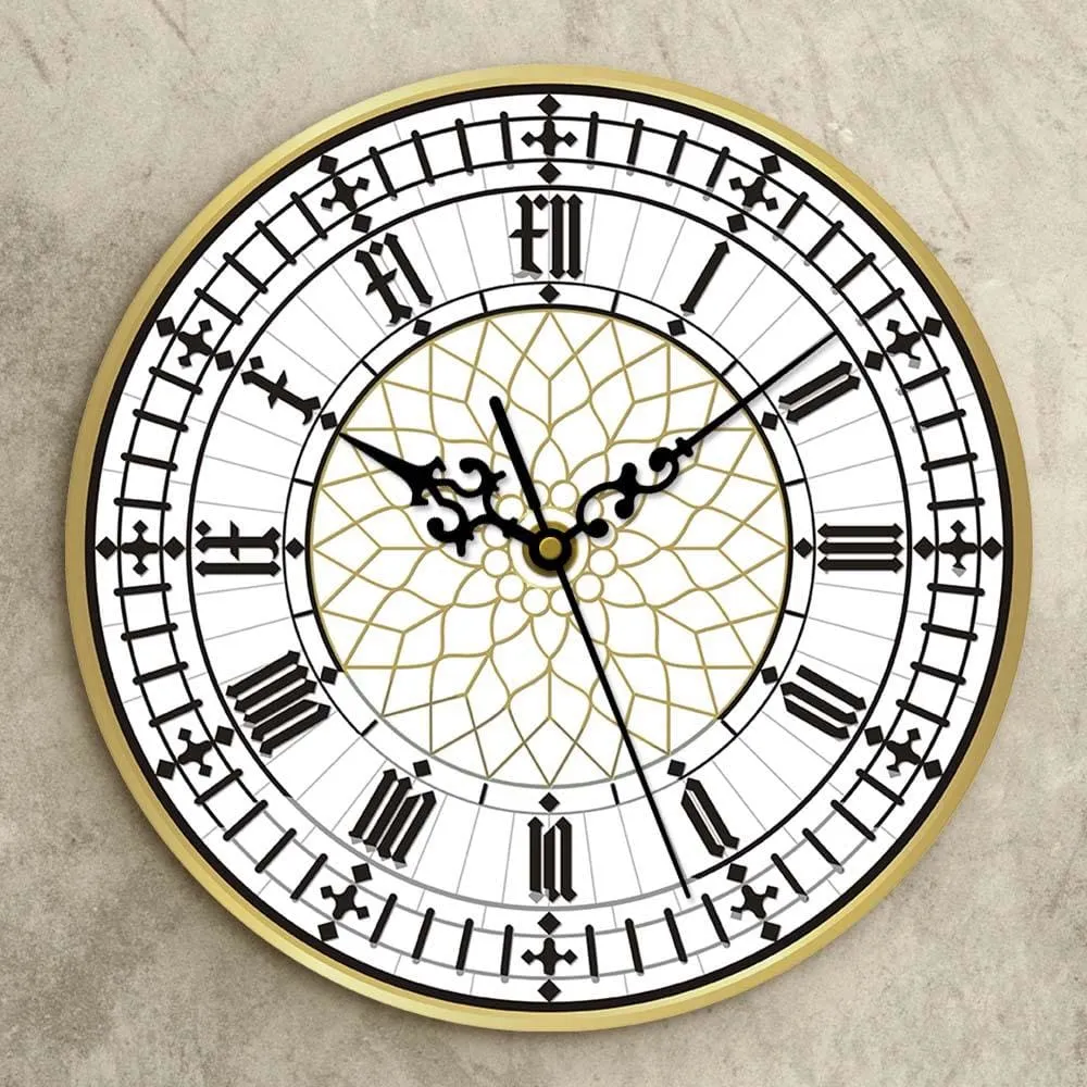 Big Ben Clock Contemporary Modern Wall Clock Retro Silent Non Ticking Wall Watch