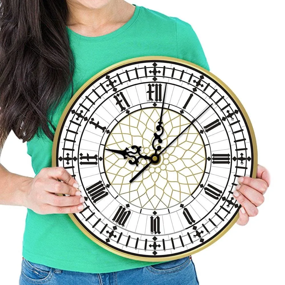 Big Ben Clock Contemporary Modern Wall Clock Retro Silent Non Ticking Wall Watch