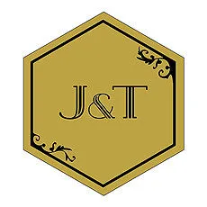 BLACK AND GOLD OPULENCE DIECUT STICKER