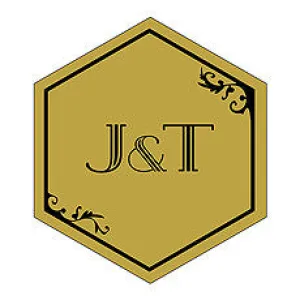 BLACK AND GOLD OPULENCE DIECUT STICKER