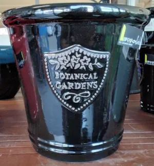 Botanic Planter D27H25 | Black