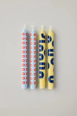Candles - Yellow / Blue