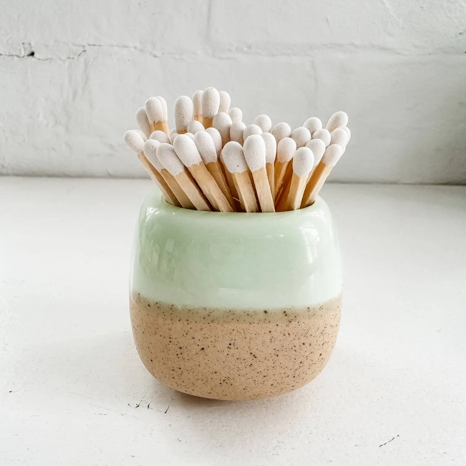 Ceramic Match Holders With Matches