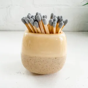 Ceramic Match Holders With Matches