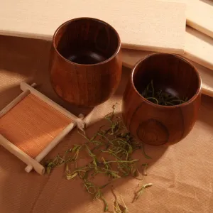 Chinese Style Handmade Natural Spruce Wood Cup