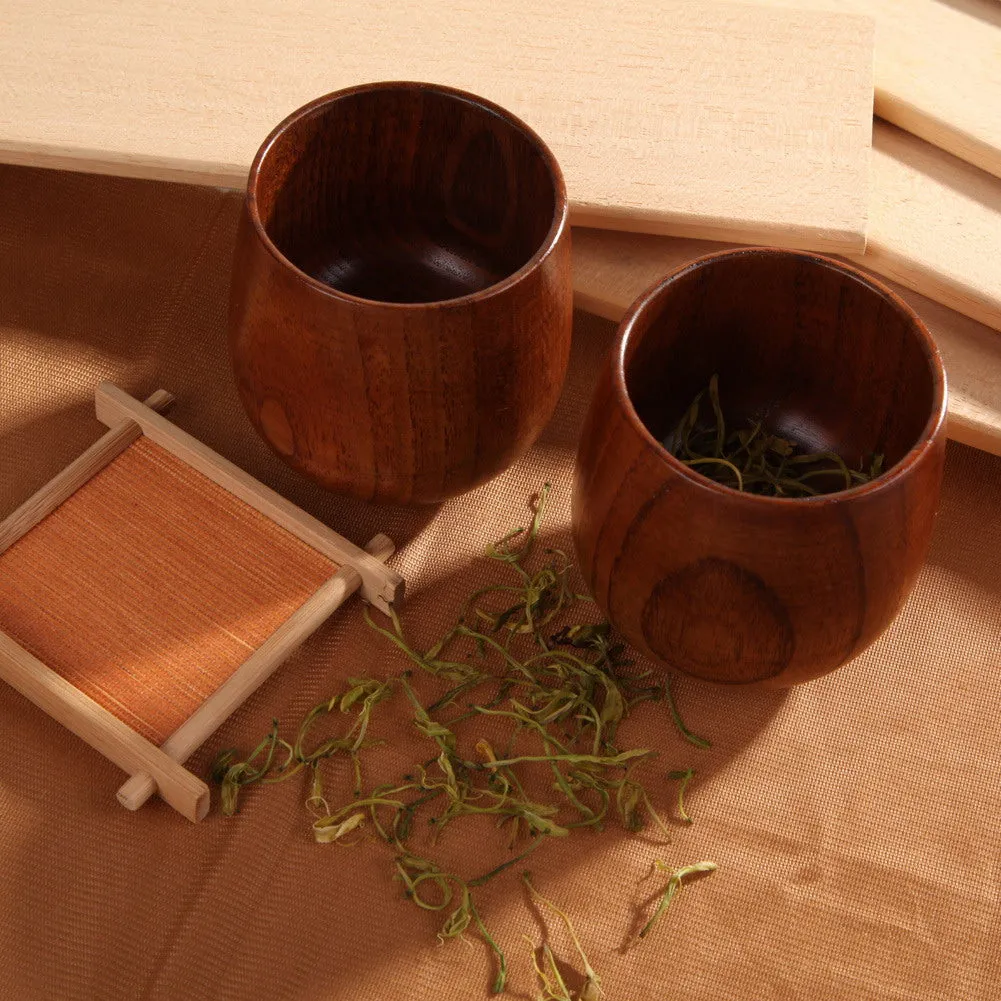 Chinese Style Handmade Natural Spruce Wood Cup