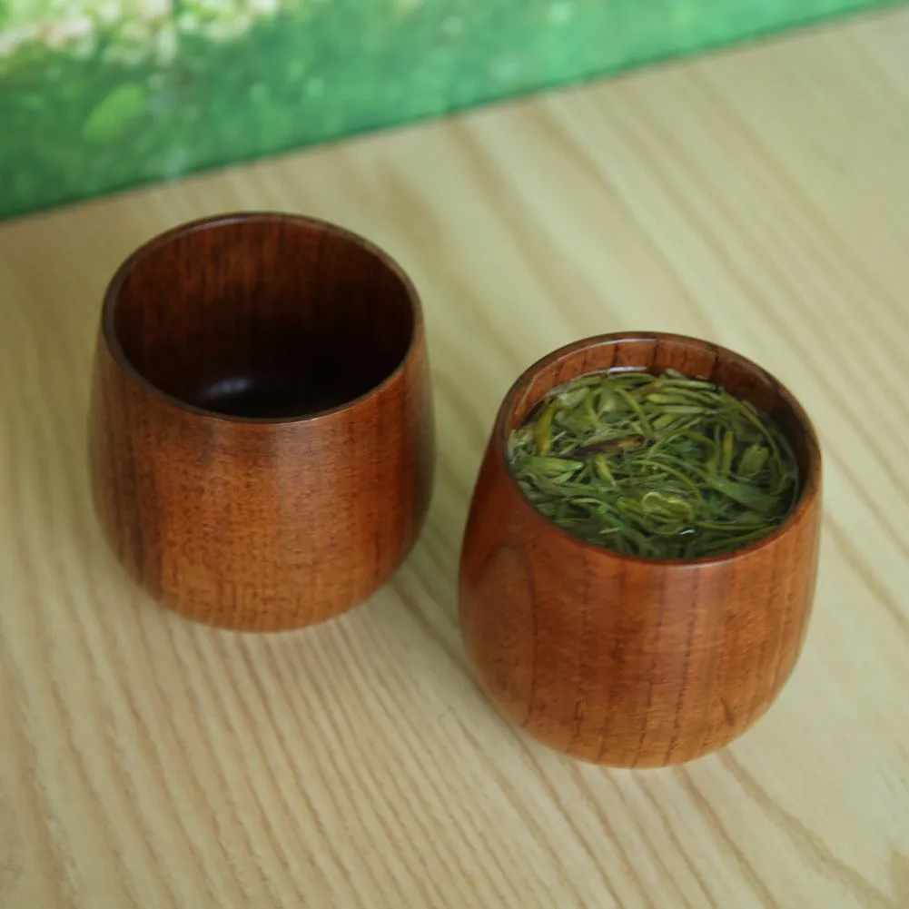 Chinese Style Handmade Natural Spruce Wood Cup
