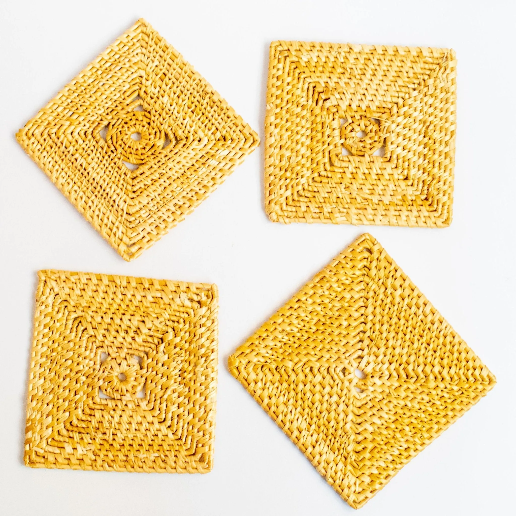 Chokor Sabai Grass Coasters (Set of 4)
