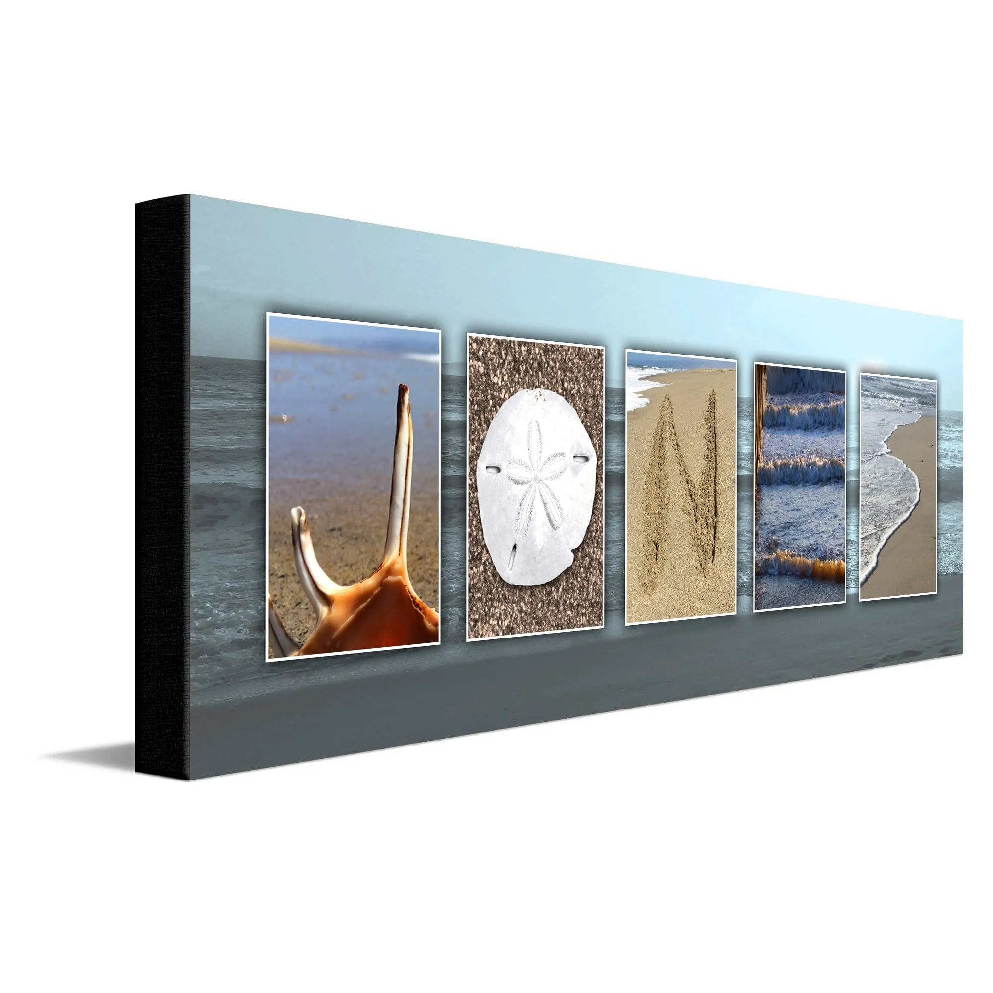 Coastal Beach Name Art