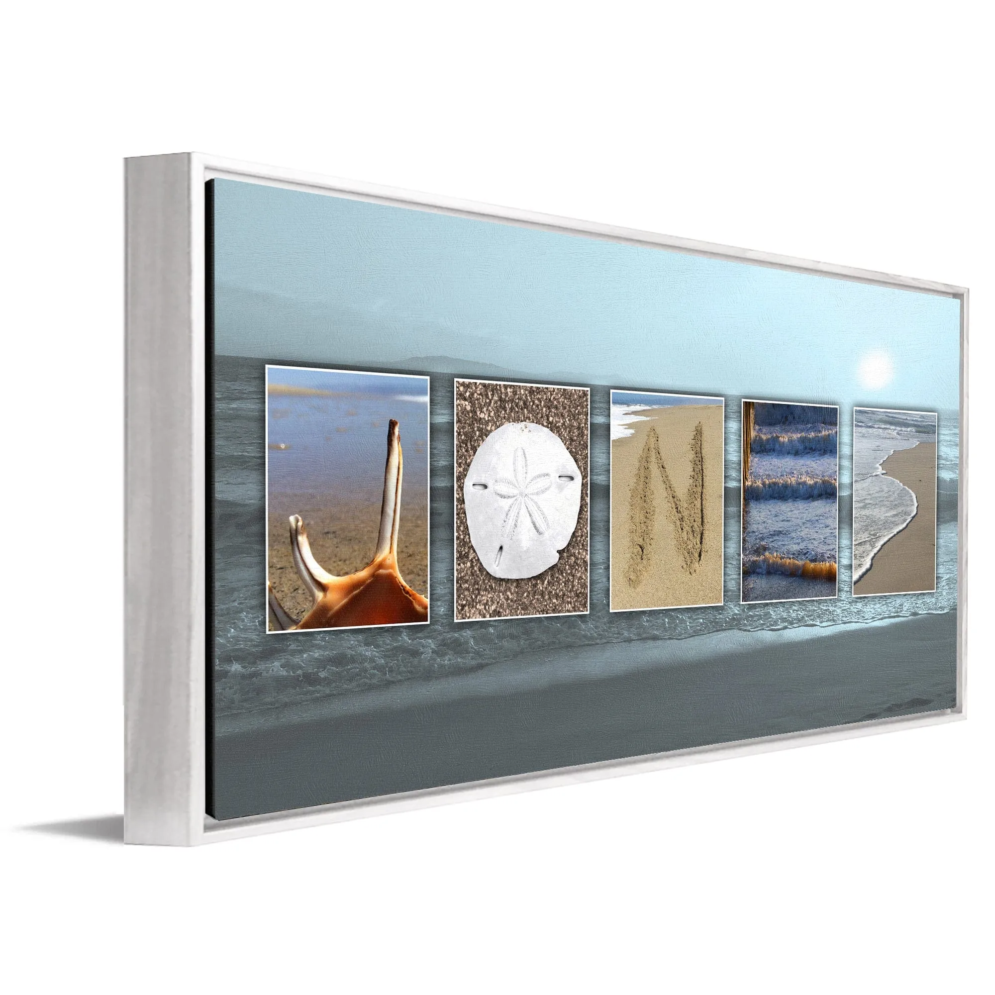 Coastal Beach Name Art