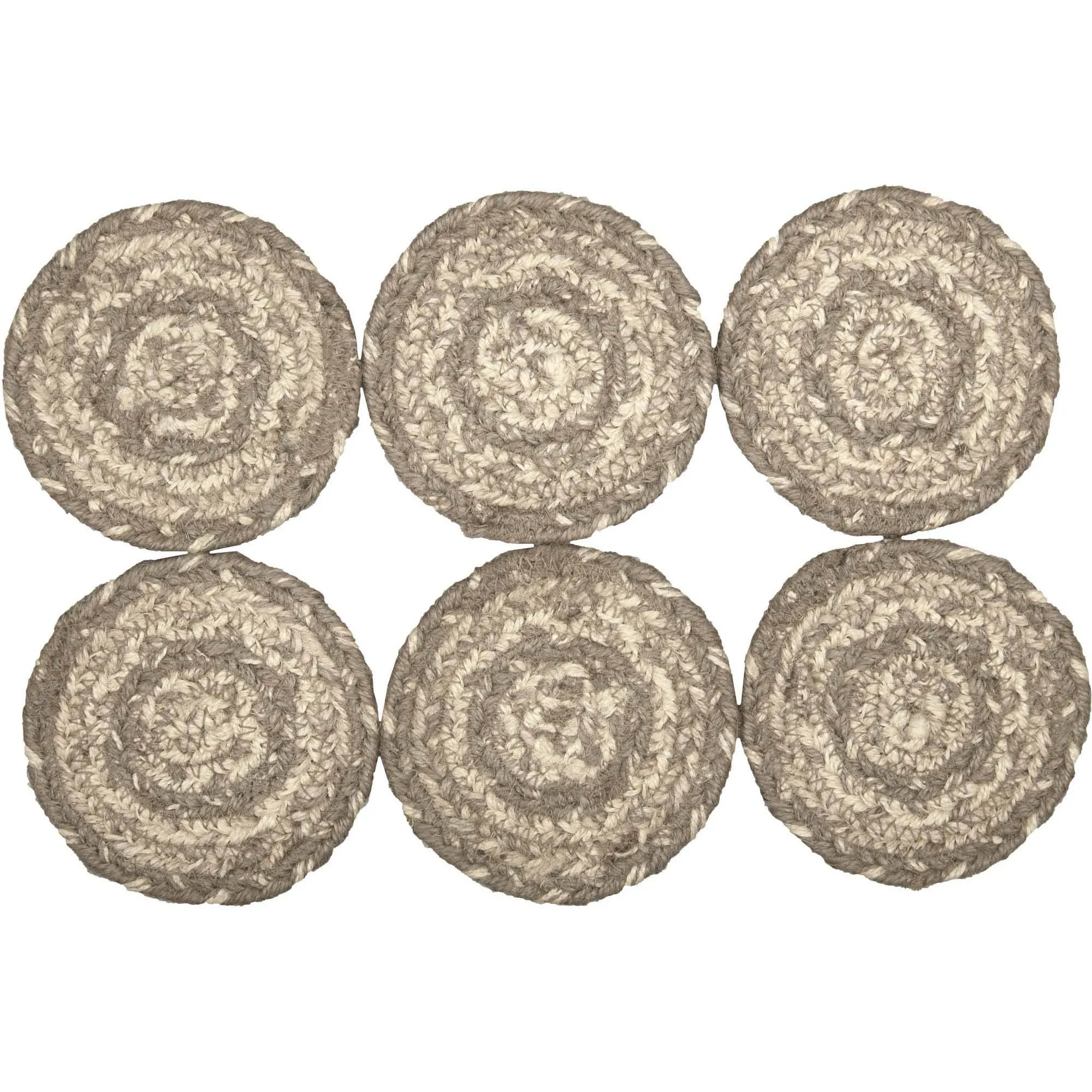 Cobblestone Braided Coaster - Set of 6