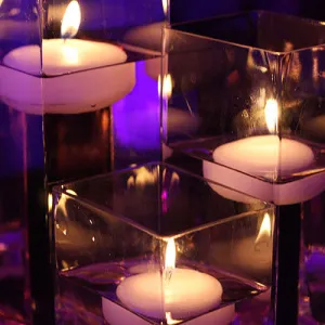 Colored Floating Candles Chocolate