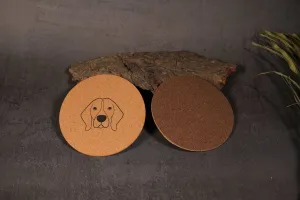Cork Coasters | Eco-friendly |  Dual color | Water Resistant (set of 2)