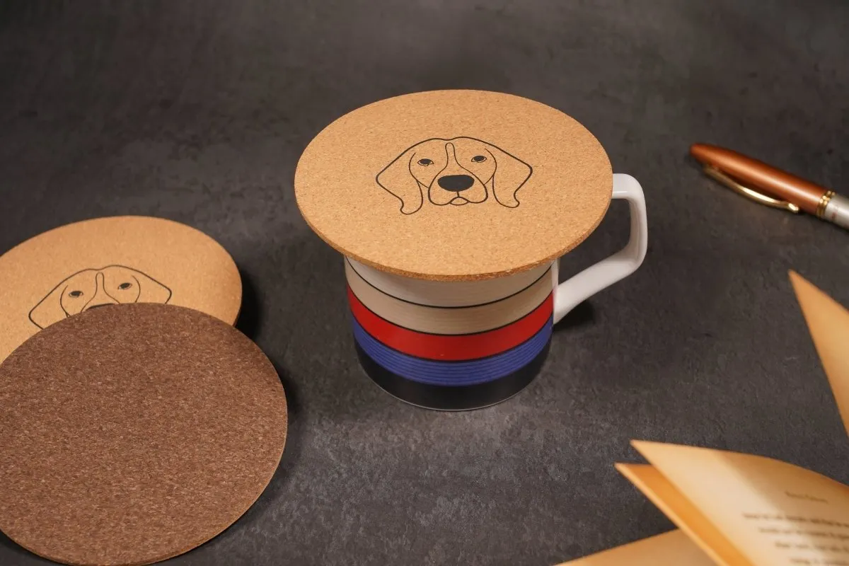 Cork Coasters | Eco-friendly |  Dual color | Water Resistant (set of 2)