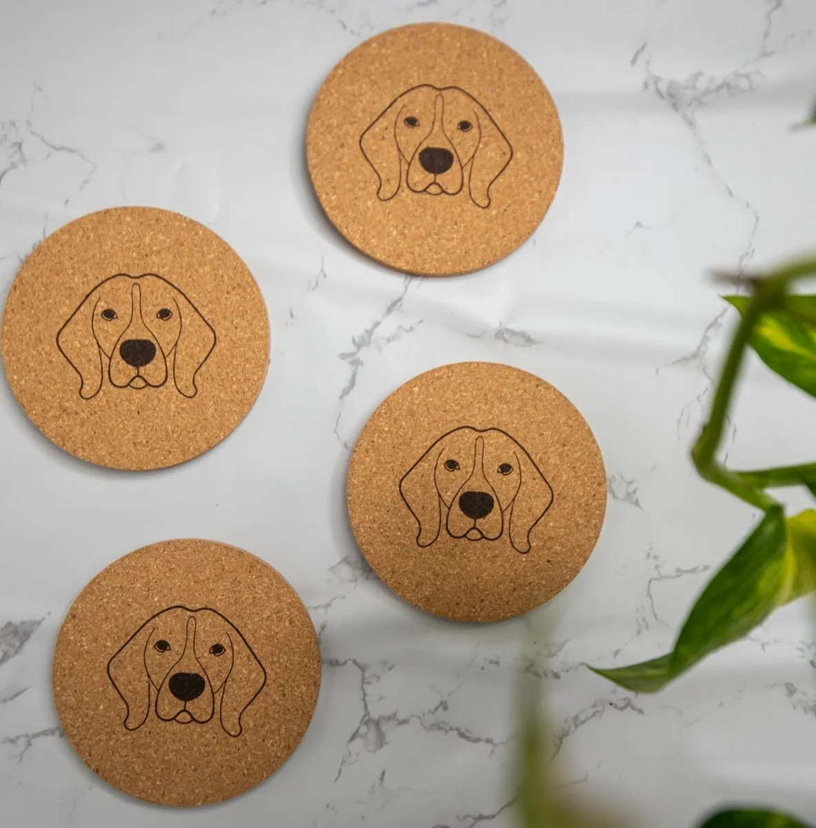 Cork Coasters | Eco-friendly | Water Resistant and Aesthetic Coasters (set of 2 to 12)