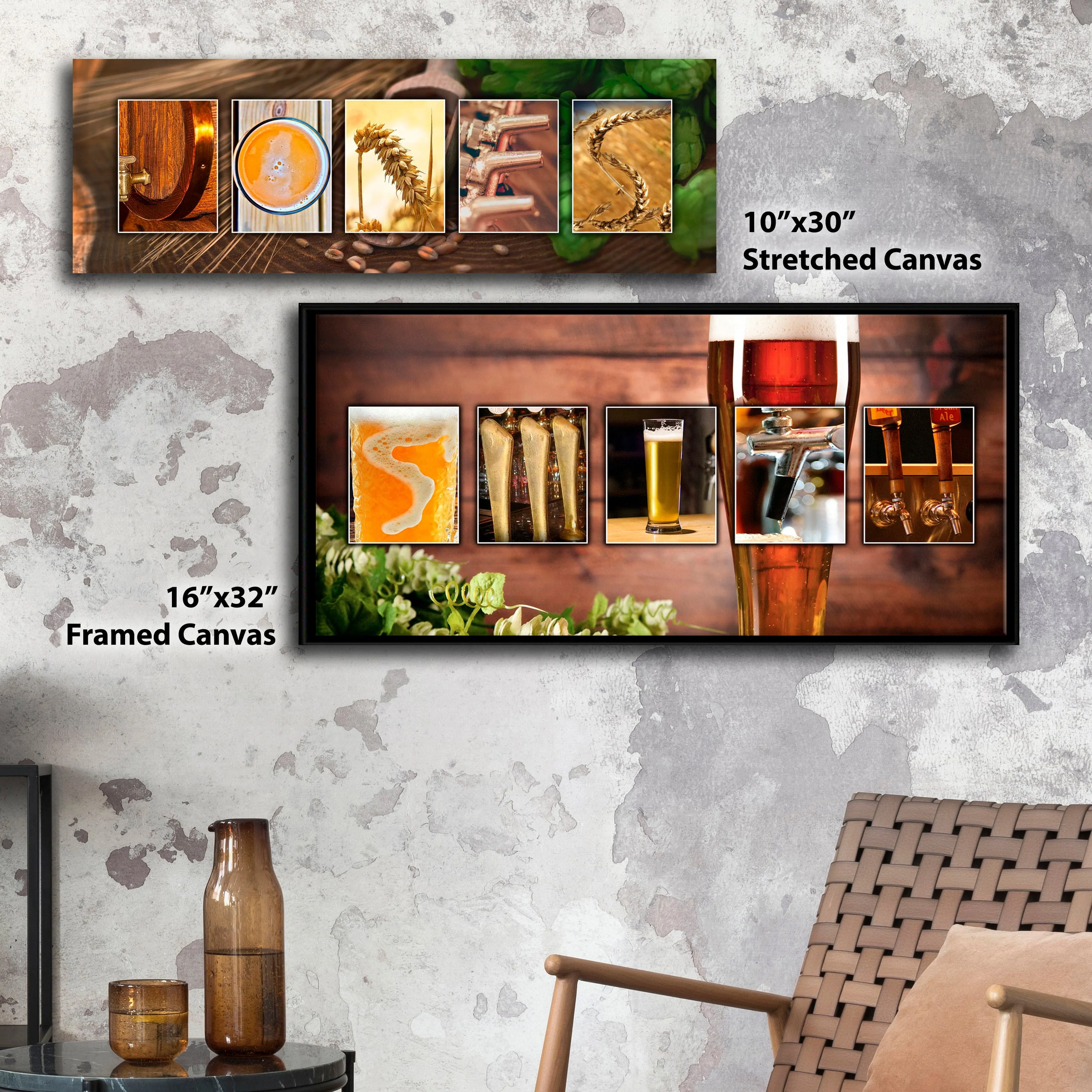 Craft Beer & Brewer Name Art Print