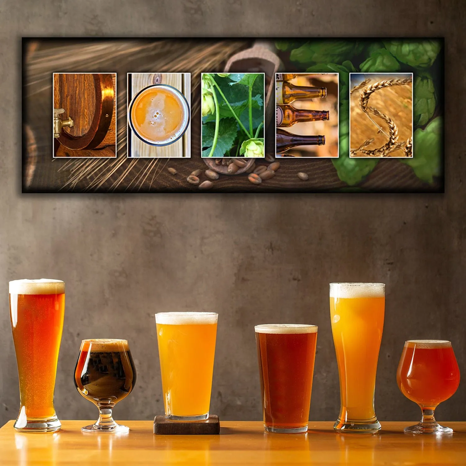 Craft Beer & Brewer Name Art Print