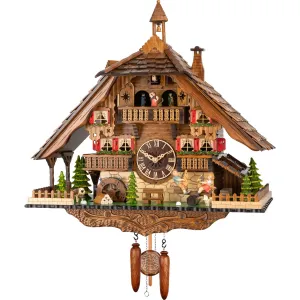 Cuckoo Clock - Quartz Chalet with Teeter Totter - Engstler
