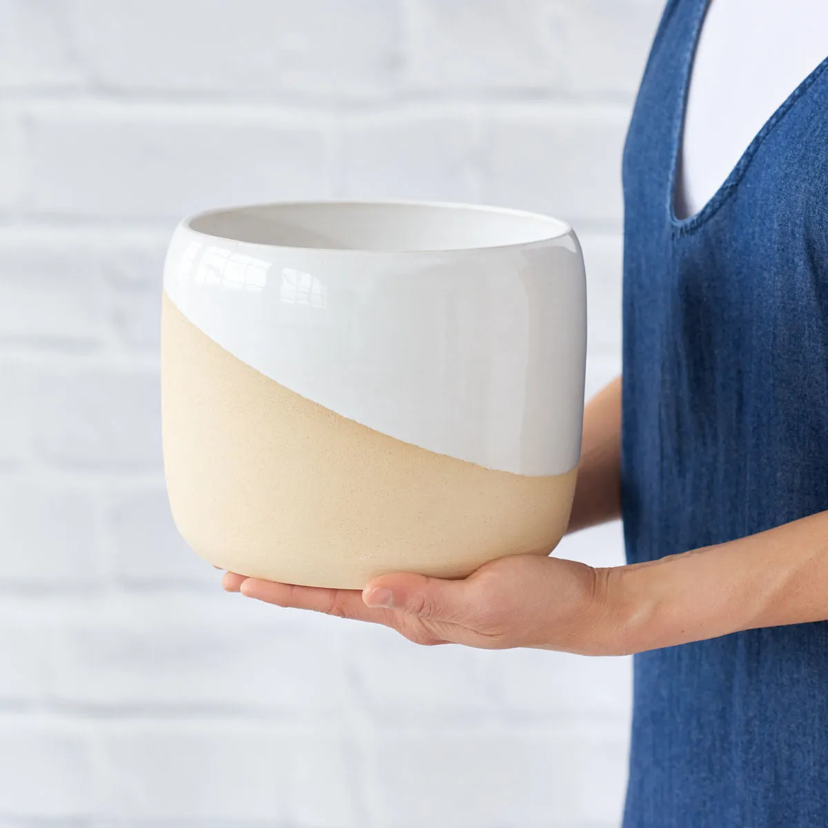 Daxi Planter - Cream