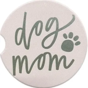 Dog Mom Dog Car Coaster