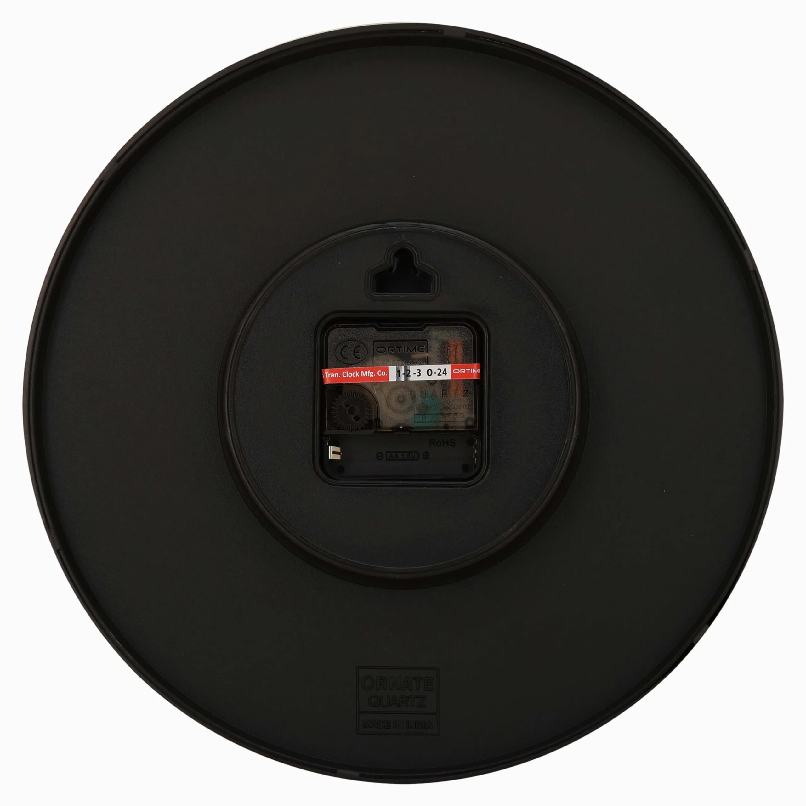 Elica Modern Sytlish Desinger Wall Clock for Home, Living Room, Bedroom, Office, and Kitchen (Black Roman)