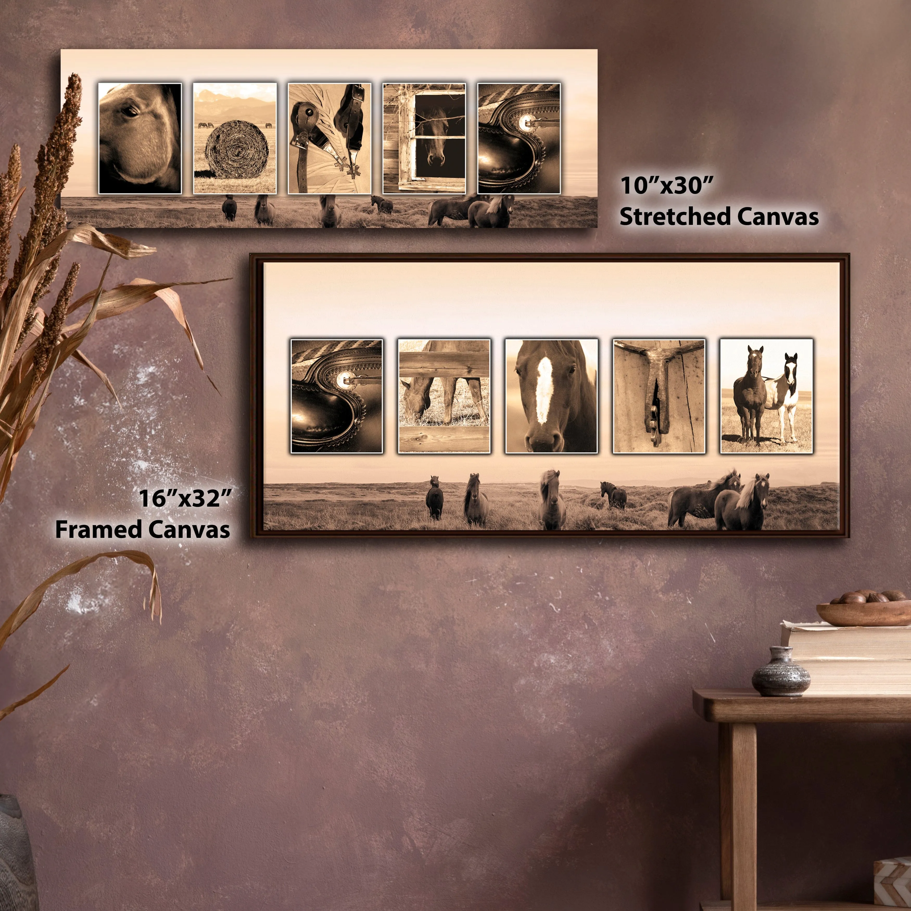 Equestrian Horse Letter Art