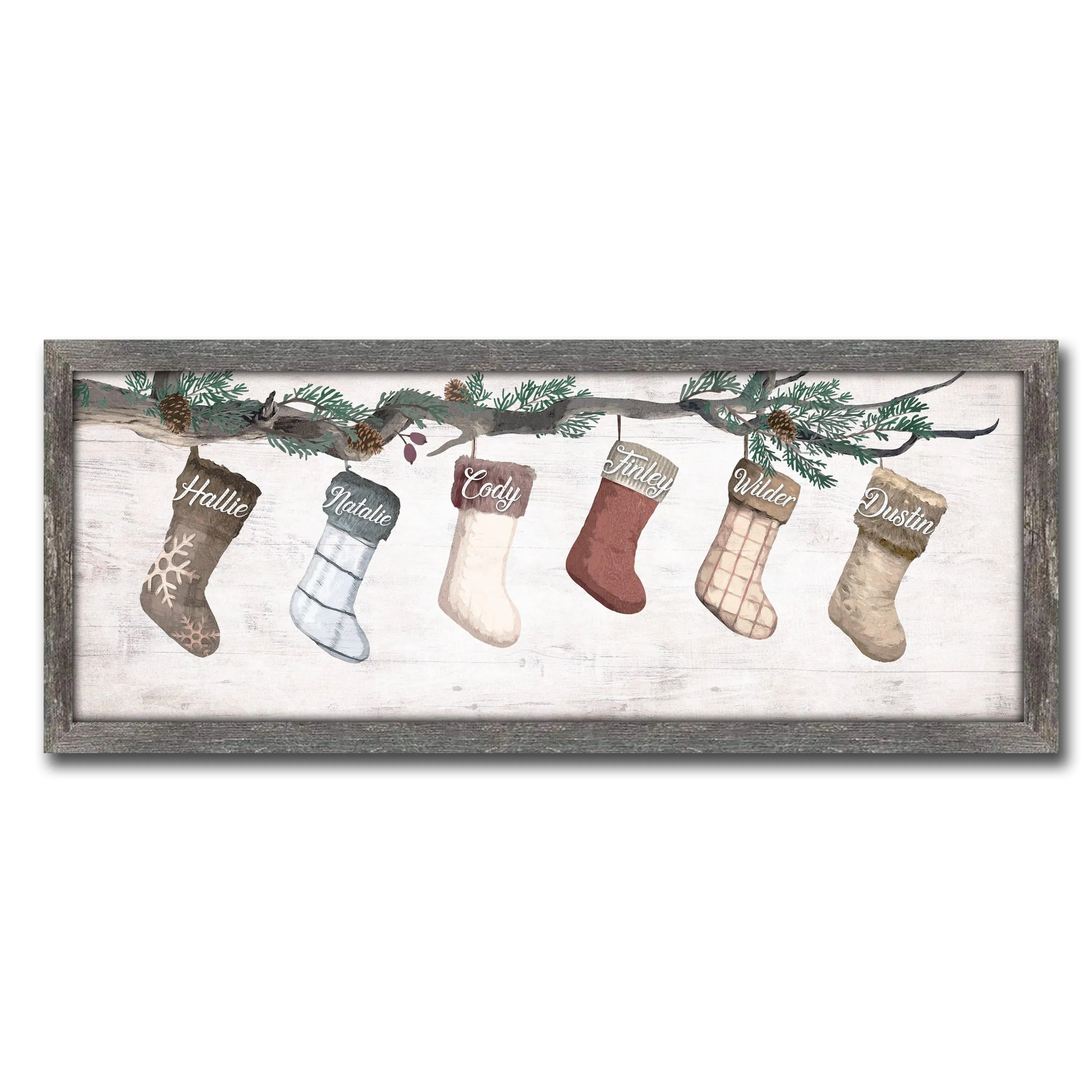 Family Stockings Personalized Art